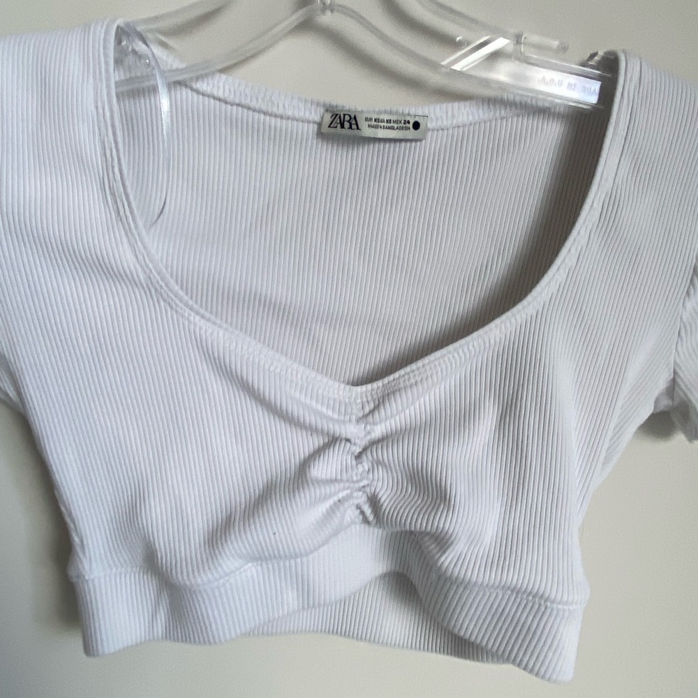 Zara white crop top - Picture 2 of 3